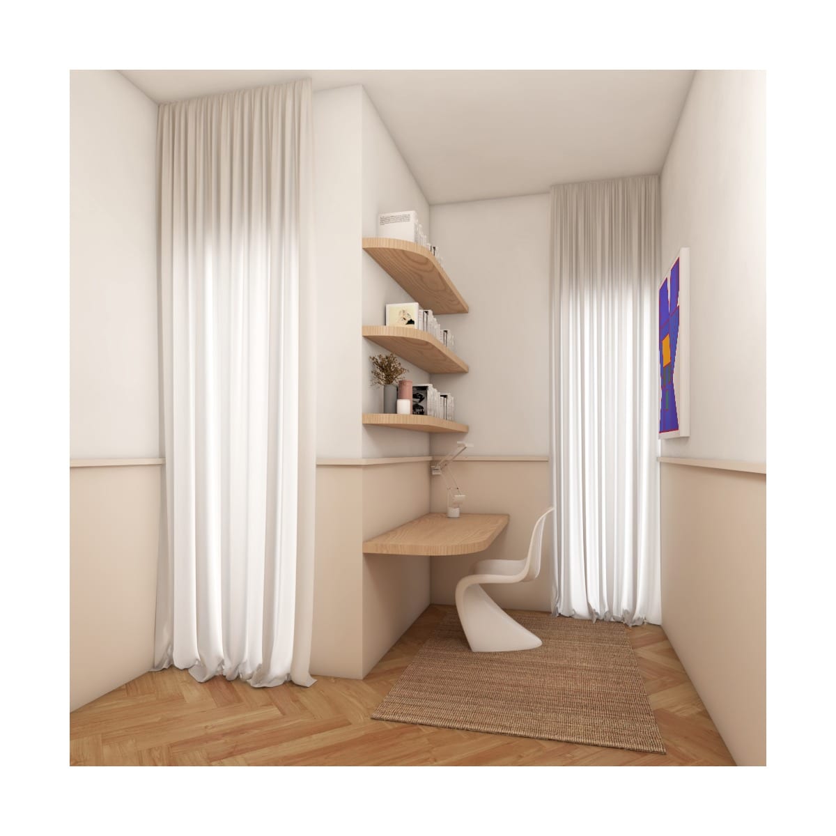 Primavalle, studio/cameretta